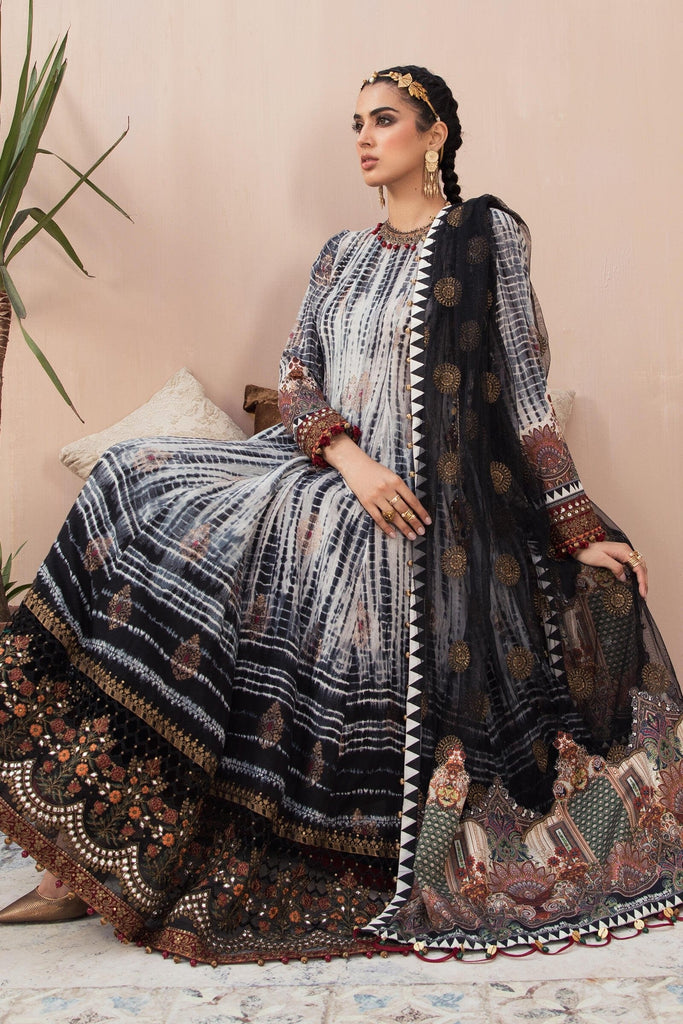 MARIA.B Eid Lawn Collection 2021 – EL-21-04-Black and Kora