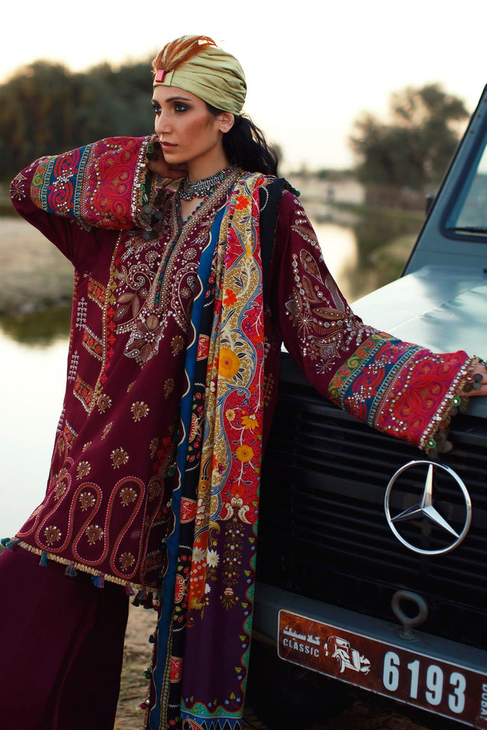 Élan Luxury Lawn Collection – EL22-04 A (MAHROSH)