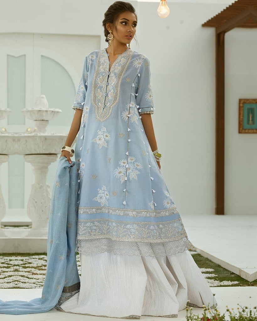 Zaha Fayroz Festive Lawn Collection 2019 – Jasmine (ZF-15)