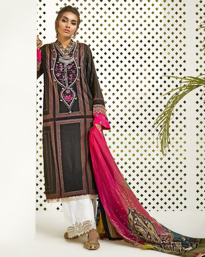 Zaha Fayroz Festive Lawn Collection 2019 – Pareesa (ZF-10)