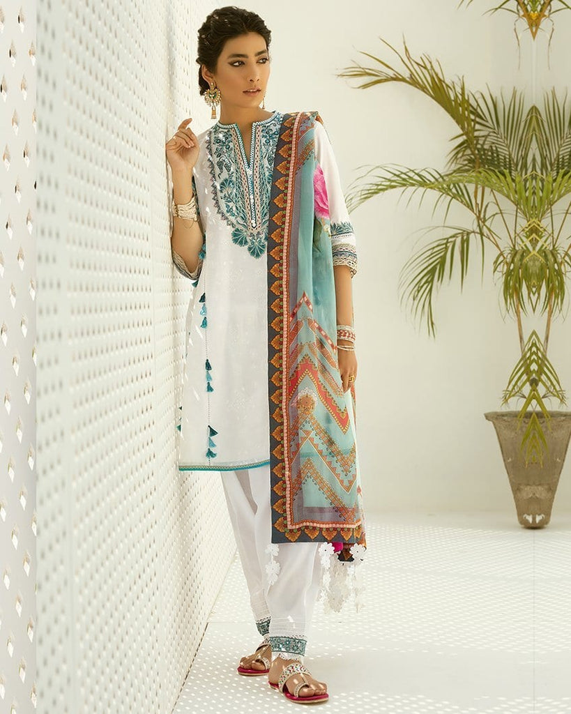 Zaha Fayroz Festive Lawn Collection 2019 – Laleh (ZF-12)