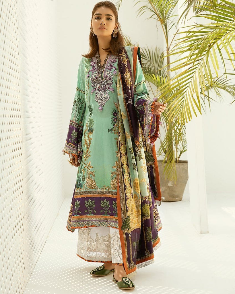 Zaha Fayroz Festive Lawn Collection 2019 – Bahar (ZF-09)