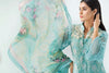 Gul Ahmed Festive Jewelled Collection 2018 – Aqua 3 Pc Blended Chiffon FE-138