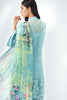 Gul Ahmed Festive Jewelled Collection 2018 – Aqua 3 Pc Blended Chiffon FE-138