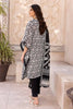 Gul Ahmed Monochrome Black & White – 3PC Unstitched Printed Lawn Suit B-32027