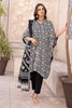 Gul Ahmed Monochrome Black & White – 3PC Unstitched Printed Lawn Suit B-32027