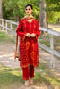 Gul Ahmed Pre-Fall – 3PC Embroidered Silk Suit with Digital Printed Silk Dupatta SSM-32035