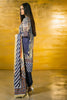 AlKaram Winter Collection 2019 – 3 Piece Printed Plain Viscose Suit with Plain Viscose Dupatta – FW-08-19-Blue