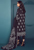 AlKaram Winter Collection – Three Piece Embroidered Cotail Suit With Printed Cotail Viscose Dupatta – FW-09-20-Black