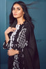 AlKaram Winter Collection – Three Piece Embroidered Cotail Suit With Printed Cotail Viscose Dupatta – FW-09-20-Black
