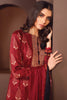 AlKaram Winter Collection – Three Piece Embroidered Twill Suit With Printed Twill Viscose Dupatta – FW-13.1-20-Red