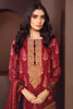 AlKaram Winter Collection – Three Piece Embroidered Twill Suit With Printed Twill Viscose Dupatta – FW-13.1-20-Red