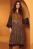AlKaram Winter Collection – Two Piece Printed Cotail Suit With Dyed Cotail Viscose Trouser – FW-25.1-20-Brown