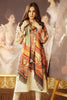 AlKaram Winter Collection 2019 – 3 Piece Printed Cotton Satin Suit with Fancy Dupatta – FW-33.1-19-Maroon