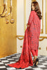 AlKaram Winter Collection 2019 – 3 Piece Printed Khaddar Suit with Khaddar Dupatta – FW-45.1-19-Red