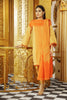 AlKaram Winter Collection 2019 – 3 Piece Printed Khaddar Suit with Khaddar Dupatta – FW-7.1-19-Orange