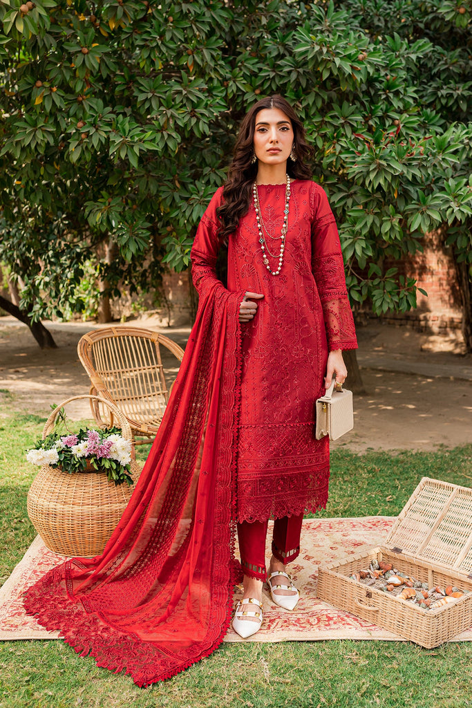 Farasha Bahaar Eid Festive Lawn Collection – Gulabi