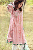Gul Ahmed Gypsy Folk Lawn Collection - Baby Pink 2 Pc Embroidered Blended Chiffon GT-03