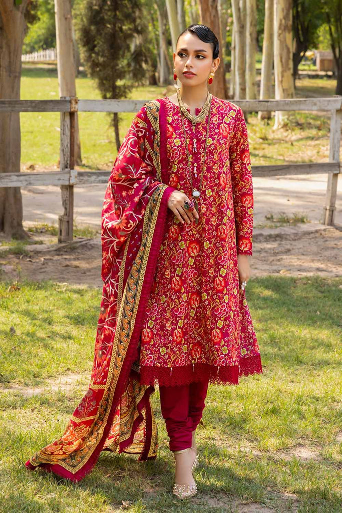 Gul Ahmed 2023 – 3PC Digital Printed Cambric Suit with Lawn Dupatta CBN-32017