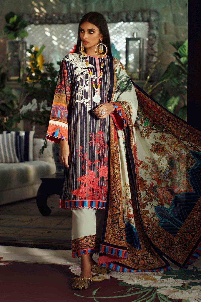 Sana Safinaz Mahay Lawn Collection 2020 – 9A-Bg