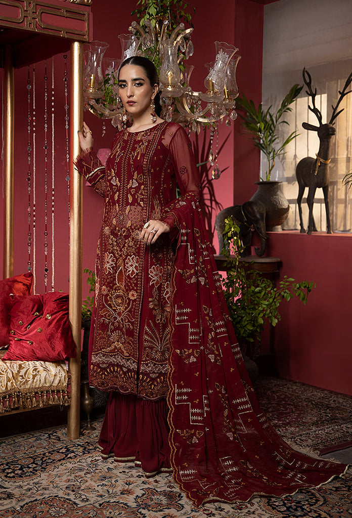 Heer by Humdum Formal Chiffon Collection – HR-03