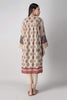 Khaadi Spring Collection 2021 – 2PC Suit · Embroidered Kameez Pants · I21104 Beige