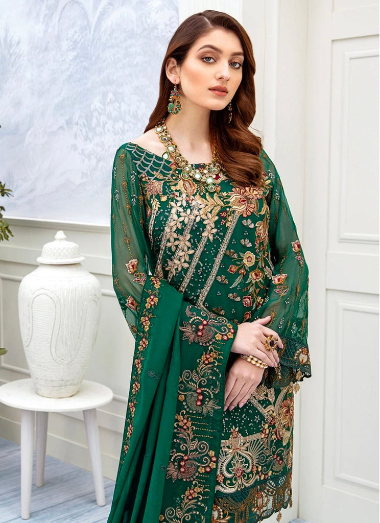 Ramsha Chevron Chiffon Collection Vol 2 – A-207