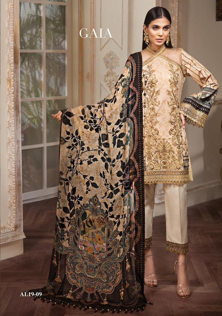 Anaya by Kiran Chaudhry – Ete de L’Amour Luxury Lawn Collection 2019 – 09-Gaia