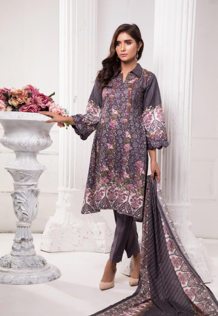 Sahil Printed Lawn Collection 2019 – ZS-06
