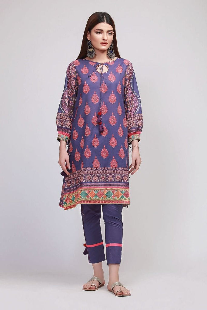 Khaadi The Tale of Spring Lawn Collection 2019 – IR19101 Purple 2Pc