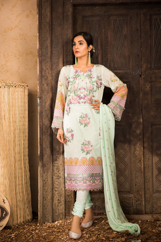 Sapphire Naqsh Dar Lawn Eid Collection Vol-V – Iris B