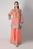 Khaadi Spring Collection 2021 – 2PC Suit · Printed Kameez Pants · J21204 Orange
