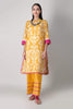 Khaadi Spring Collection 2021 – 2PC Suit · Printed Kameez Pants · J21206 Yellow