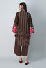 Khaadi Spring Collection 2021 – 2PC Suit · Printed Kameez Pants · J21210 Brown