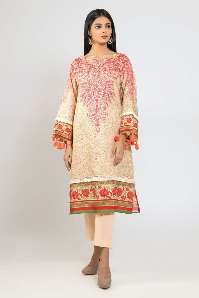 Khaadi The Tale of Spring Lawn Collection 2019 – JF19112 Off White 2Pc