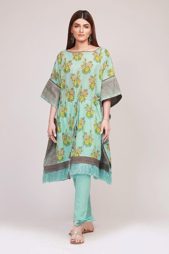 Khaadi The Tale of Spring Lawn Collection 2019 – JR19122 Blue 2Pc