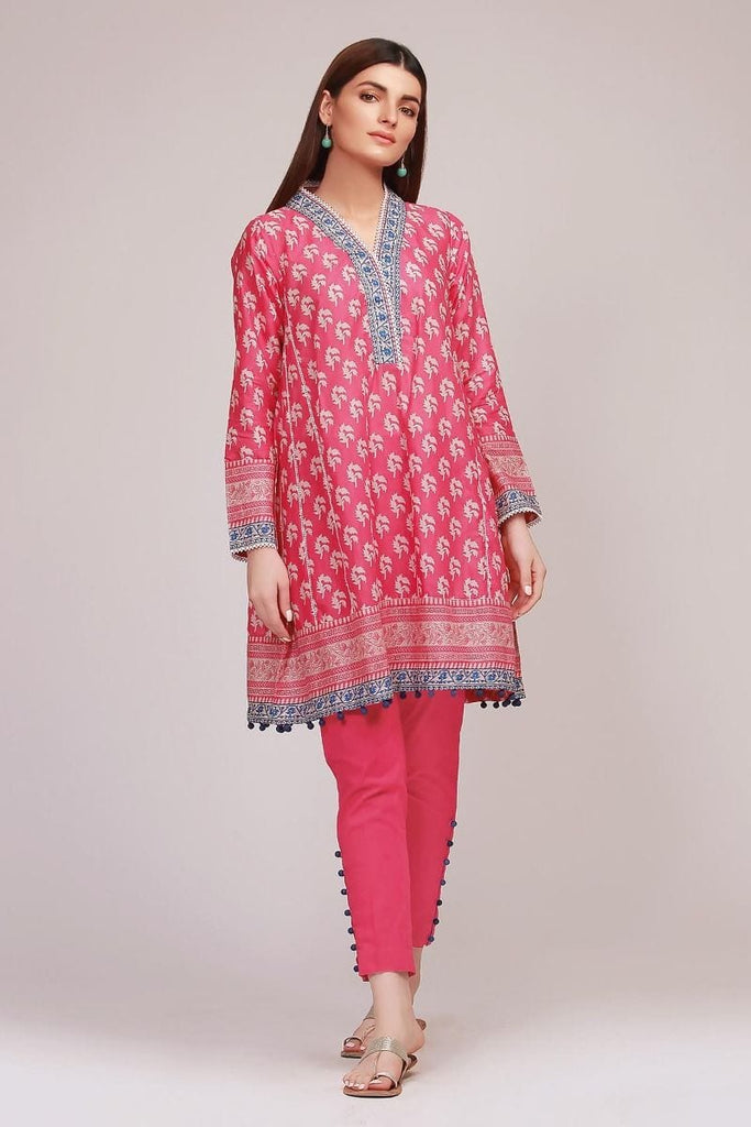 Khaadi The Tale of Spring Lawn Collection 2019 – JR19123 Pink 2Pc