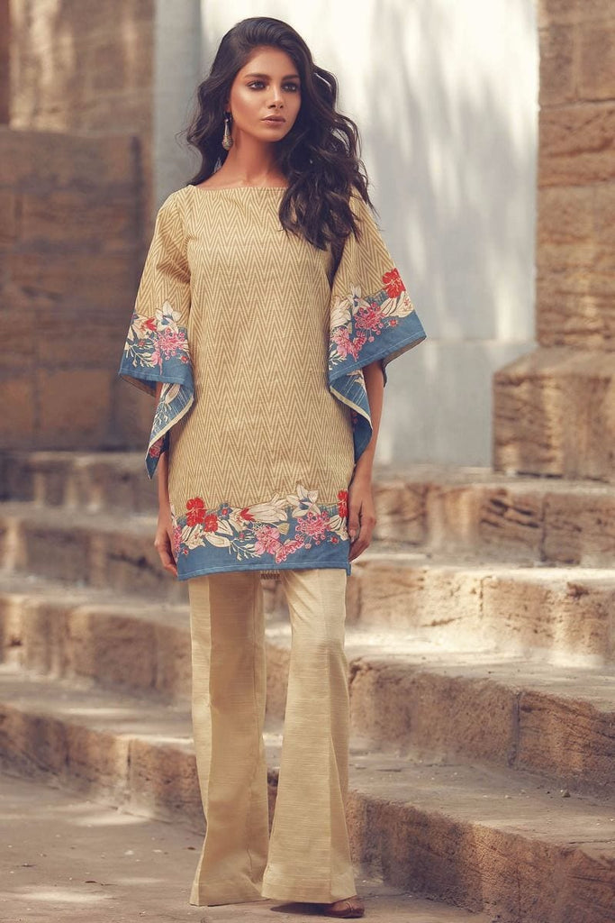 Khaadi Winter Collection 2017 – KJ17604 Beige 2Pc