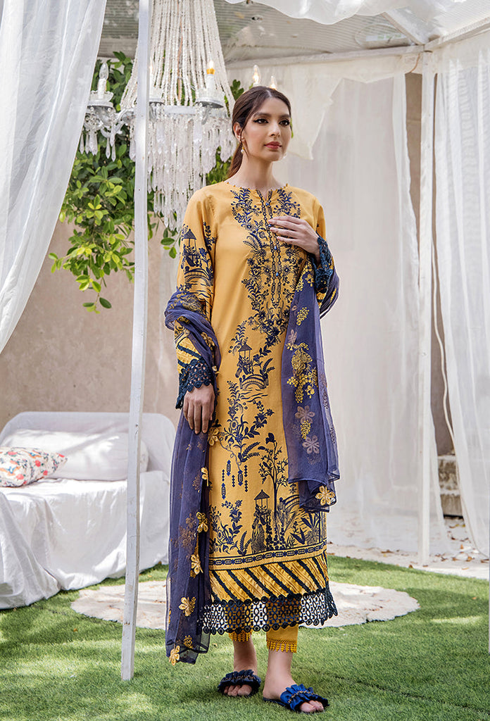 Koel Embroidered Lawn Collection – KO-06