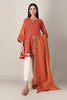Khaadi Spring Collection 2021 – 2PC Suit · Printed Kameez Dupatta · L21115 Orange