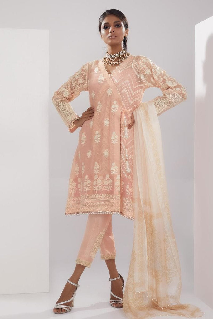 Khaadi Luxury Collection 2018 – LCC18205 Pink
