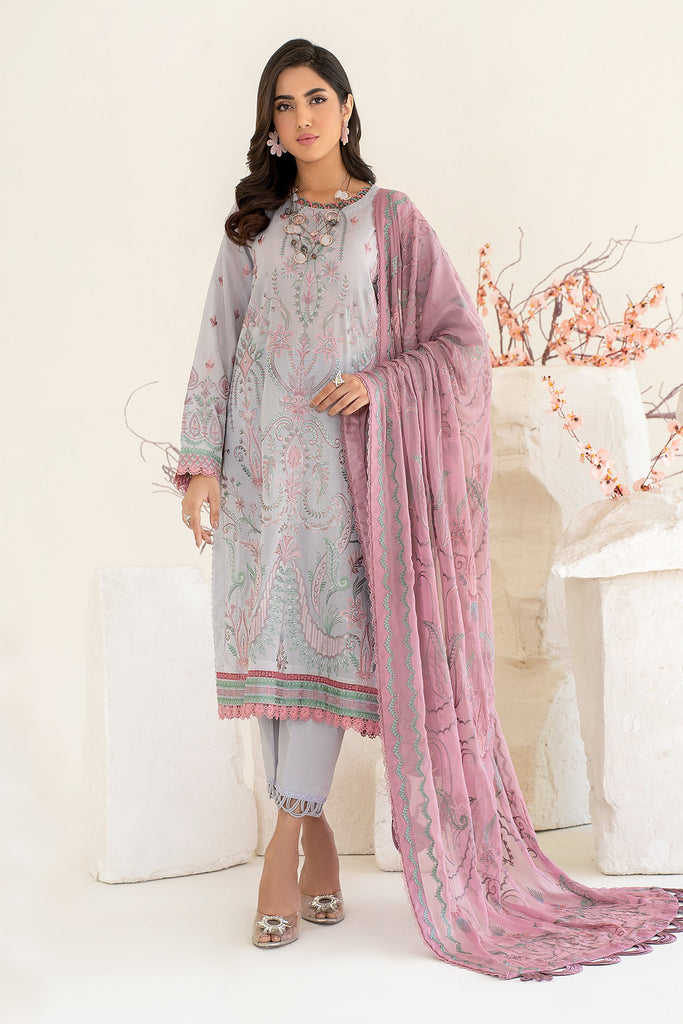 Zarif Eid Lawn Collection 2023 – ZEL 04 Izel