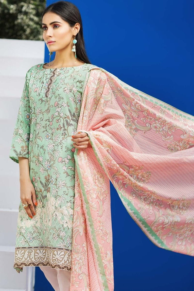 Khaadi Tropical Escape Lawn Collection 2018 – M18102 Green 2Pc