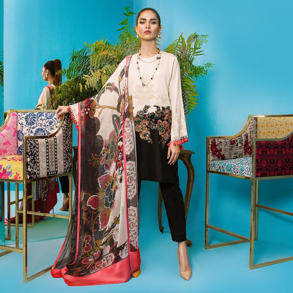 Sana Safinaz Muzlin Winter Collection 2018 – 12A