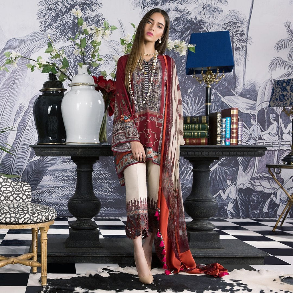 Sana Safinaz Muzlin Winter Collection 2018 – 9B