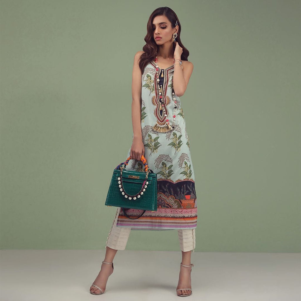 Sana Safinaz Muzlin Lawn Collection 2019 – 18B - In Miniature