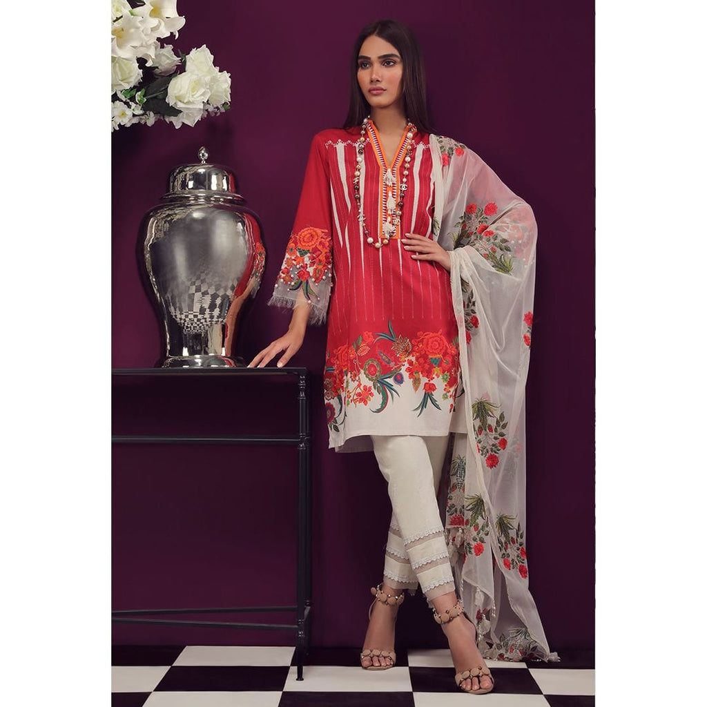 Sana Safinaz Muzlin Lawn Collection 2019 – 02B - Valentina