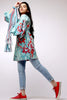 AlKaram MAK Spring/Summer Volume 2 – 2 Piece Printed Suit with Printed Stole - MAK-A-001-19-2-Blue