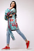 AlKaram MAK Spring/Summer Volume 2 – 2 Piece Printed Suit with Printed Stole - MAK-A-001-19-2-Blue