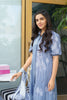 AlKaram MAK Spring/Summer 2020 – Two Piece Printed Denim Suit With Viscose Stole - MAK-A-001-20-Blue